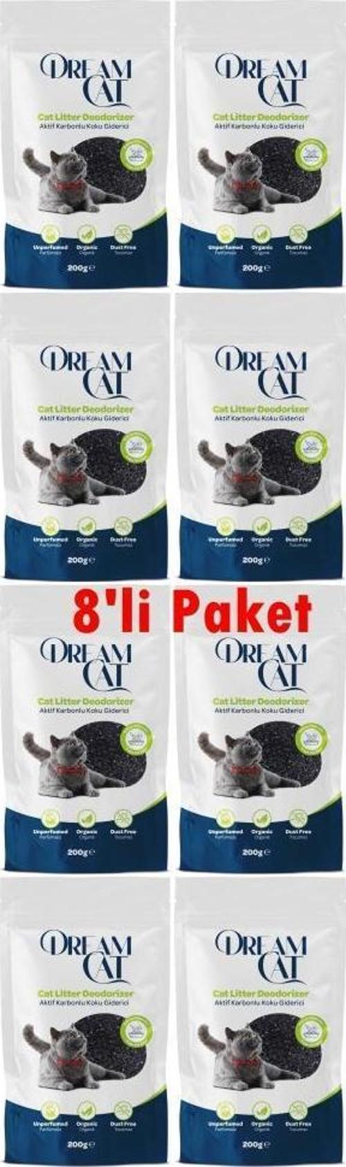 Kedi Kumu Koku Giderici Aktif Karbonlu 8x200 Gr