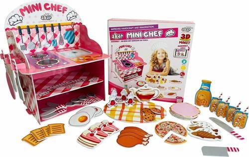 3D Mini Şef Mutfak Seti