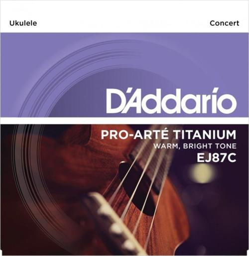 Ej87C Concert Ukulele Teli (Pro-Arte Titanium)