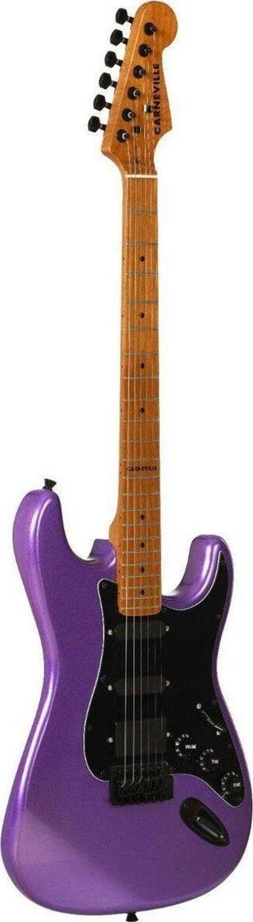 Carneville By Zoppran Zx3Pp Mor  Elektro Gitar Seti (Jak Kablo+Çanta+Kapo+Askı+Pena Hediyeli)