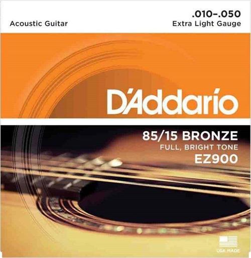 Xsem--- D'Addario Ez900 85/15 Bronze Akustik Gitar Teli (010-050)
