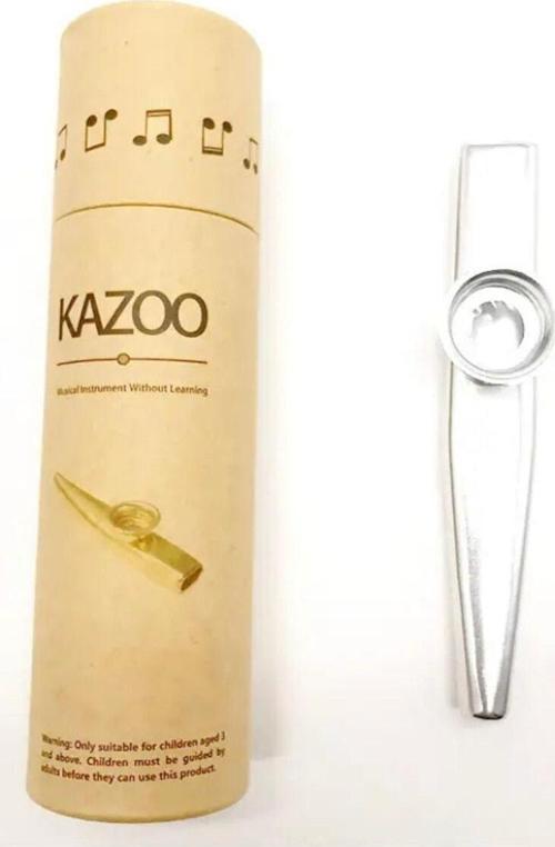 Gmc Kutulu Gri Renk Metal Kazoo