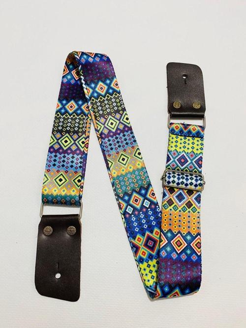 Guitar Strap Hakiki Deri Uçlu Gitar Askısı