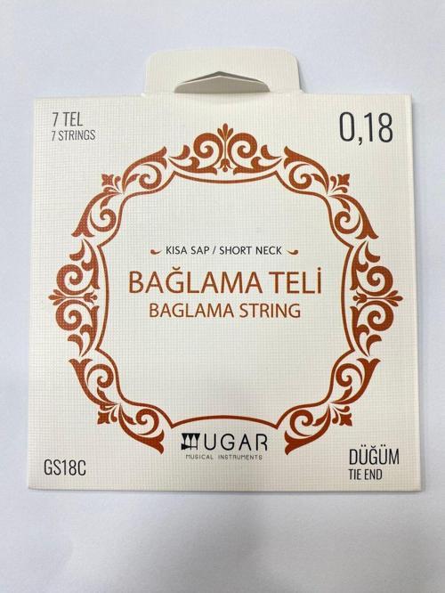 Ugar Kısa Sap Bağlama Teli 0.18Mm ( Mızrap Hediyeli )