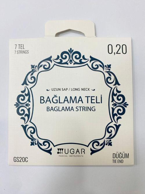 Ugar Uzun Sağ Bağlama Teli 0.20Mm ( Mızrap Hediyeli )