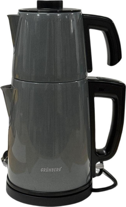 2'Si 1 Arada 1850W Paslanmaz Çelik Çay Makinesi Su Isıtıcı Çelik Süzgeçli