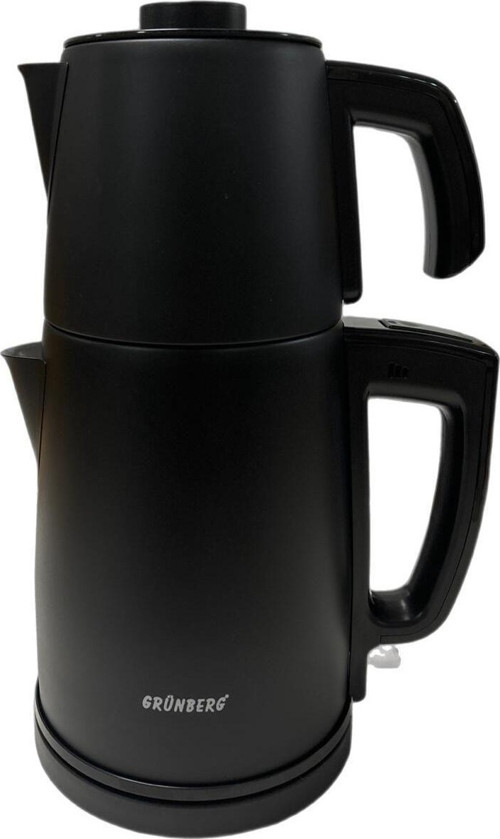 2'Si 1 Arada 1850W Paslanmaz Çelik Çay Makinesi Su Isıtıcı Çelik Süzgeçli