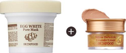 Egg White Pore Mask + Salmon Concealer (2)
