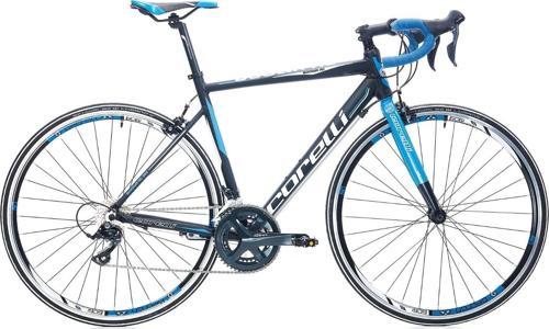 Boolva RC300 Sora 18 Vites V Fren 28 Jant Yol Yarış Bisikleti Siyah Mavi Beyaz 48 Kadro