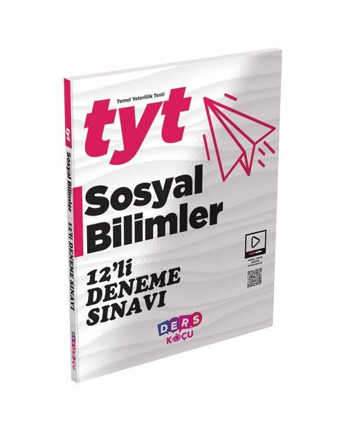 Ders Koçu TYT Sosyal Bilimler 12'li Deneme Sınavı - Muba Yayınları