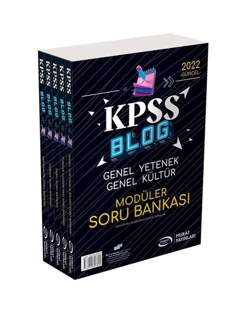 Kpss Blog Gy-Gk Modüler Soru Bankas - Murat Yayınları