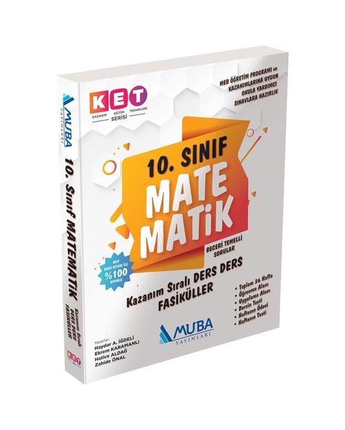 KET Serisi 10.Sınıf Matematik Defter ve Kitap - Muba Yayınları