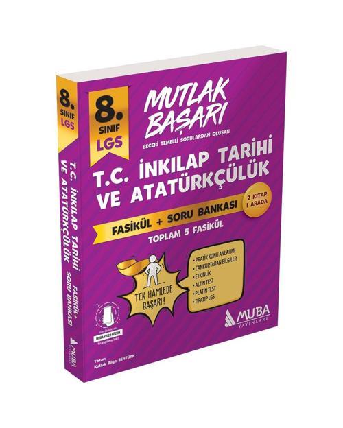 LGS İnkilap Tarihi Fasiküller+Soru Bankası - Muba Yayınları