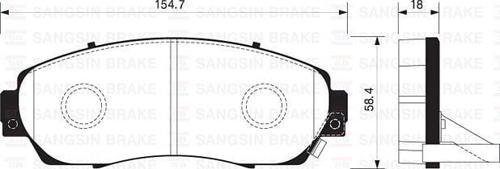 ÖN BALATA DİSK HONDA CR-V 15 Üstten Delikli