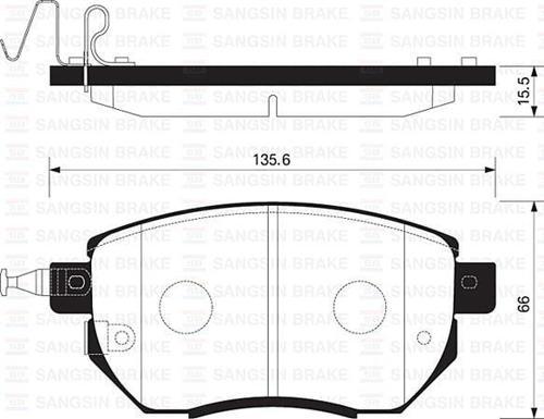 ÖN FREN BALATA NISSAN MURANO 3.5L VQ35 Z50 03-08 / INFINITI FX35 FX45 02-