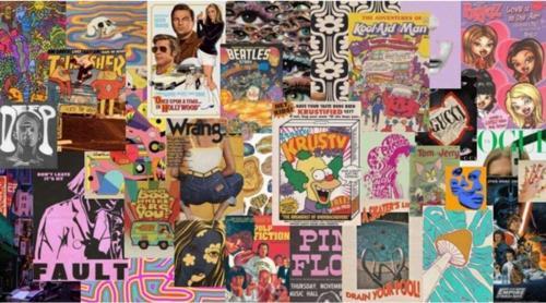 Retro Fotoğraf Duvar Kolaj Seti 57 Adet Retro Vintage Poster Kiti - Kuşe Kağıt 350 gr -10×15 cm