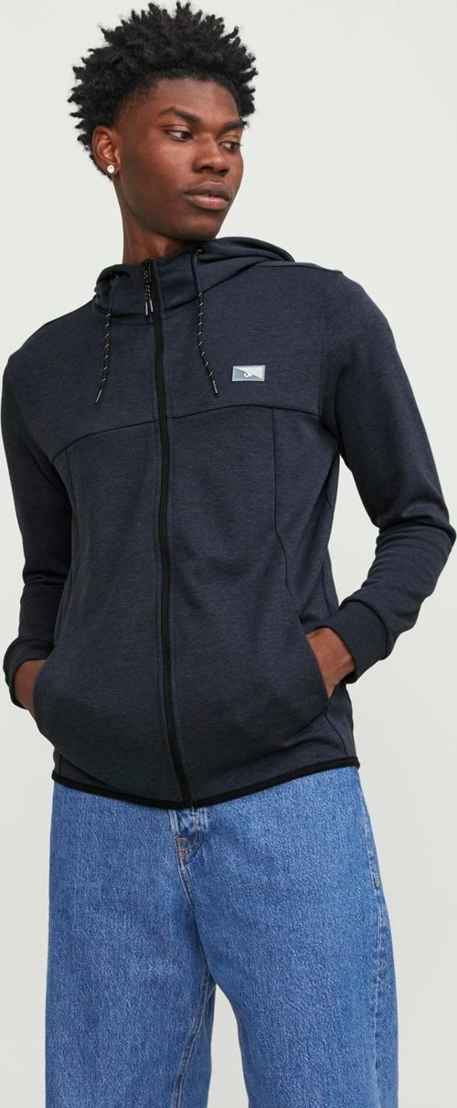 Kapüşonlu Fermuarlı Erkek Sweatshirt