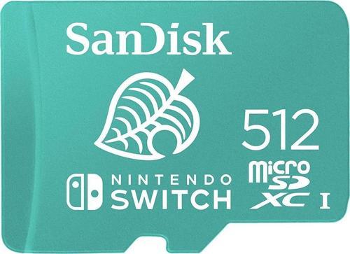 Nintendo Switch 512GB 100MB/s microSDXC Hafıza Kartı SDSQXAO-512G-GN3ZN