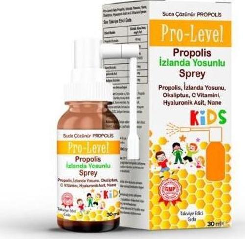 KİDS PROPOLİS VE İZLANDA YOSUNLU BOĞAZ SPREYİ 30 ML