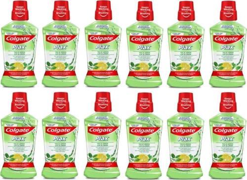 Plax Çay Ve Limon Plağa Karşı Alkolsüz Ağız Bakım Suyu 500 Ml X 12 Adet