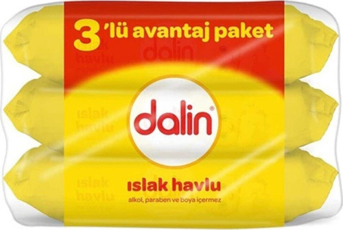 Dalin Klasik 3'Lü Islak Havlu 3*56 Adet