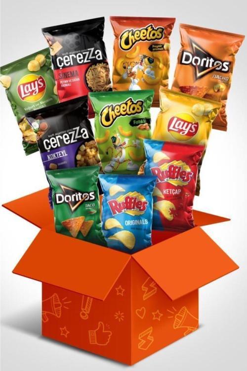 Dev Cips Paketi (Lay’S, Ruffles, Doritos, Cheetos, Çerezza)