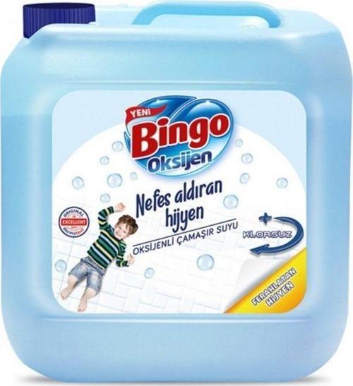 Bingo Oksijen Çamaşır Suyu Ferahlatan Nefes Aldıran Hijyen 3500 Ml