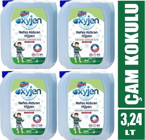 Çamaşır Suyu 3240Ml Oksijenli Çam Kokulu (4 Lü Set)