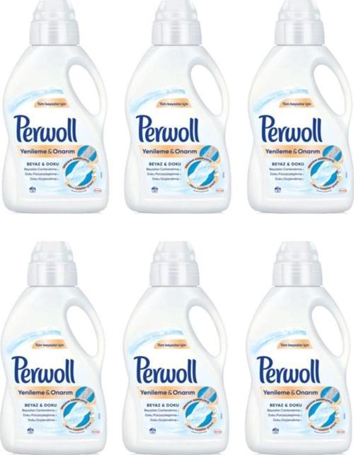 Hassas Bakım Sıvı Çamaşır Deterjanı Beyaz Giysiler 3 Litre X 6 Adet