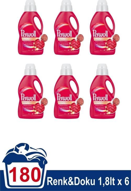 Renkliler Için Hassas Sıvı Çamaşır Deterjanı 6 X 1.8Lt 180 Yıkama