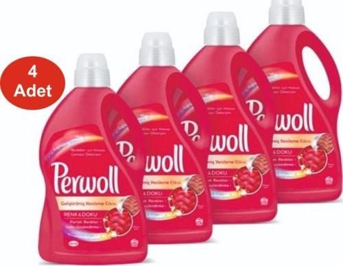 Sıvı Çamaşır Deterjanı Canlı Renkler 3 Lt 4 Lü Avantaj Paket