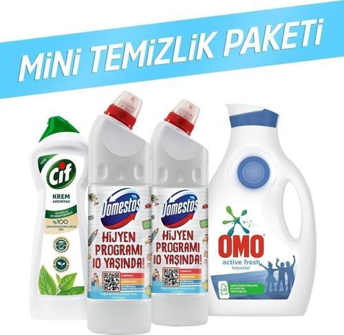 Cif + Domestos + Omo Temizlik Paketi