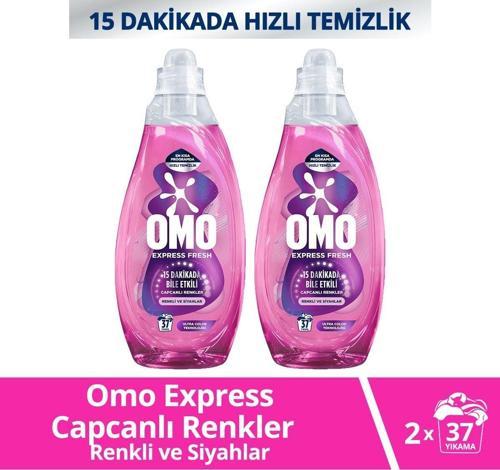 Express Fresh Capcanlı Renkler Renkli Ve Siyahlar Sıvı Çamaşır Deterjanı 1480 ml X2