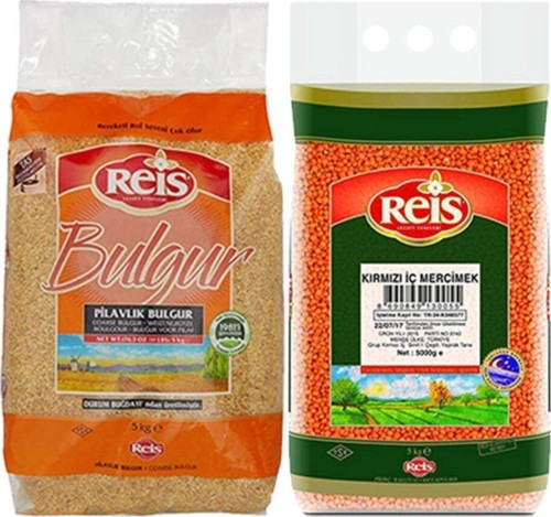 Kırmızı Mercimek Ve Pilavlık Bulgur 5 Kg