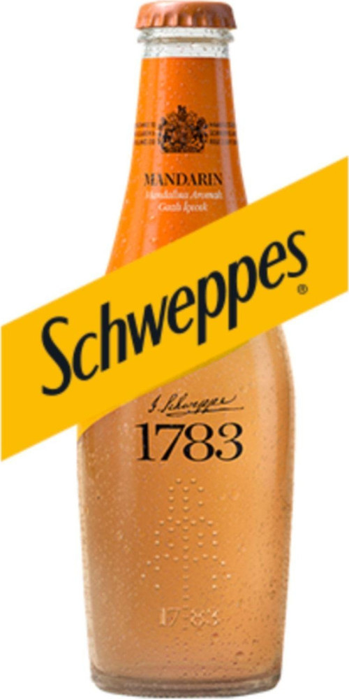 Schweppes Mandalina Aromalı Gazlı İçecek Cam 250 Ml