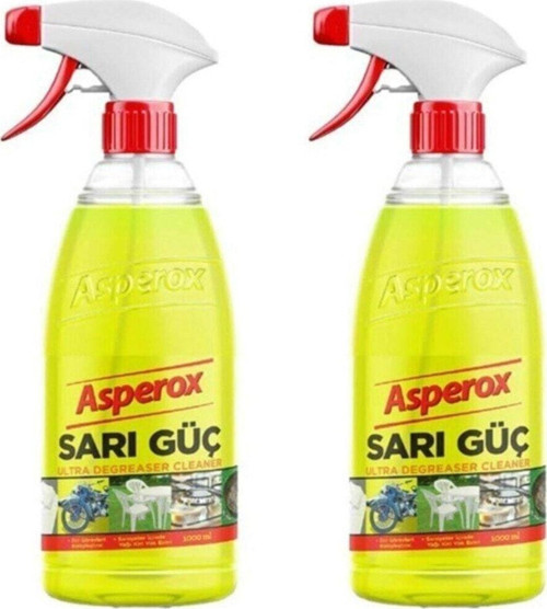 Sarı Güç Ultra Yağ Çözücü 1 Lt Sprey 2 Adet