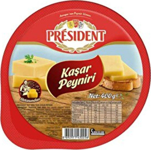 ( 1 Adet ) President Kaşar Peyniri 400 G