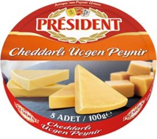 ( 1 Adet ) President Üçgen Peynir 8'Li 100 Gr