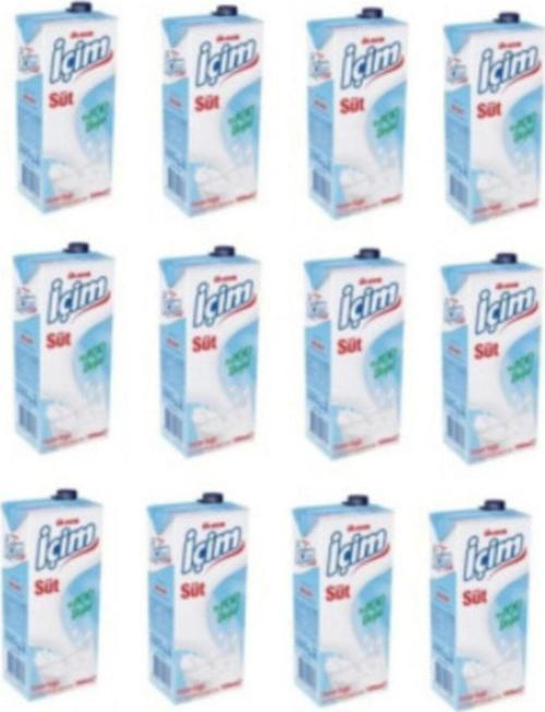 Içim Yarım Yağlı Süt 1 Lt X12 Adet