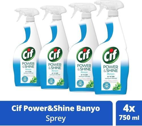Power & Shine Banyo Sprey 750 Ml - 4'Lü Paket