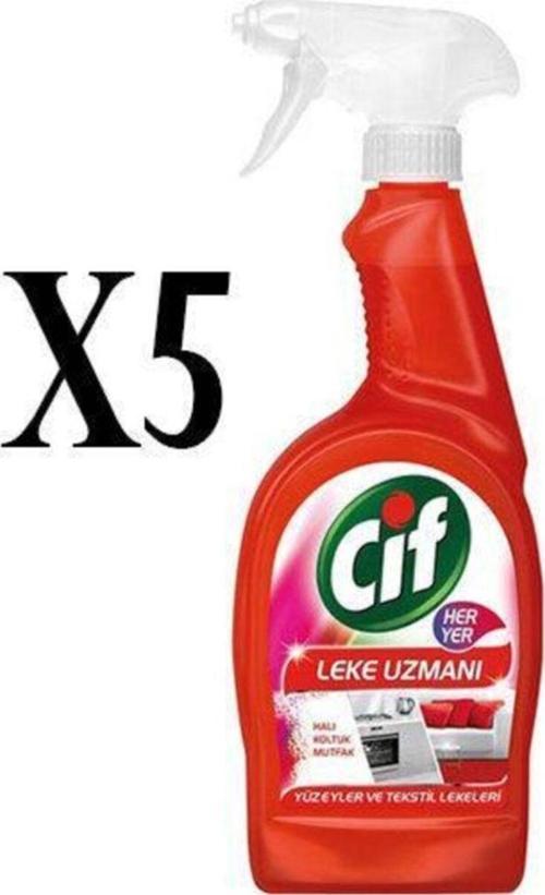 Sprey Kırmızı Leke Uzmanı Her Yer 750 Ml X 5