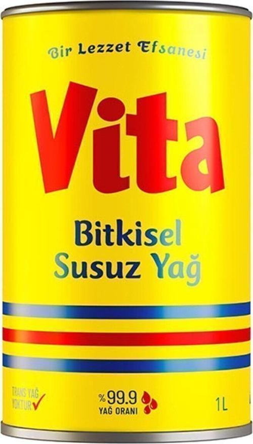 Bitkisel Susuz Vita Yağ 1 Lt