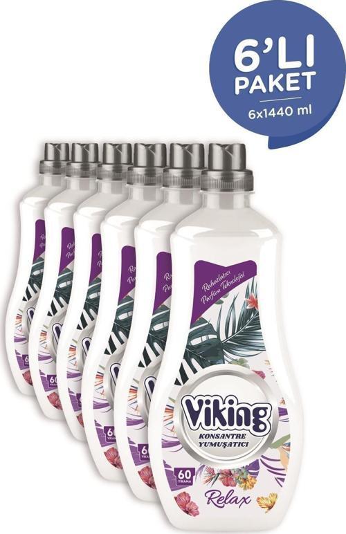 Konsantre Çamaşır Yumuşatıcısı Relax 1440 Ml 6 Adet