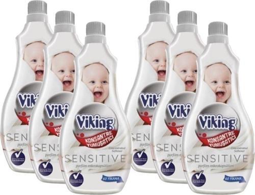 Yumuşatıcı Konsantre Sensitive 1.440Ml 60 Yıkama X 6 Adet