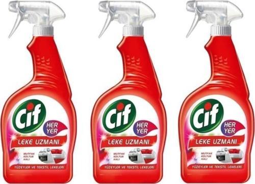 Her Yer Leke Uzmanı Sprey 750 Ml 3 Adet