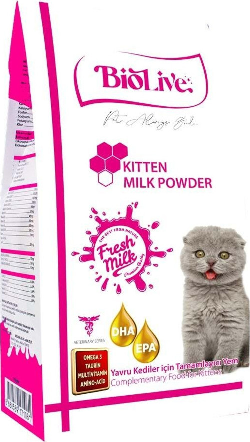 Yavru Kedileri İçin Süt Tozu 100 gr