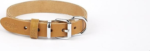 Deri El Yapımı Köpek Boyun Tasması 2x35-40 cm Kamel