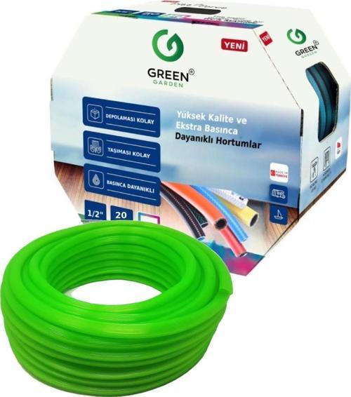 Greengarden Teos 351220 Silikon Bahçe Hortumu 1/2-20 mt