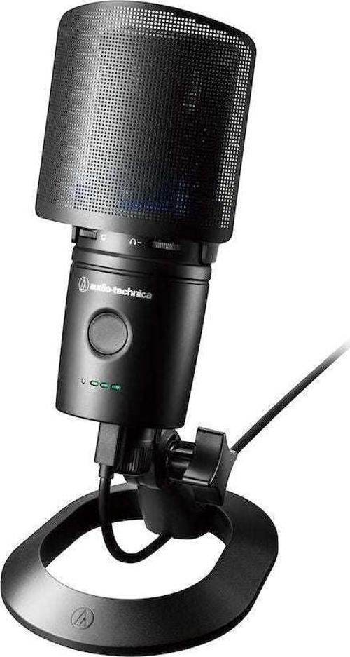 AUDIO TECHNICA AT2020USB-XP USB Kondansatör Mikrofon, DSP ile, Siyah