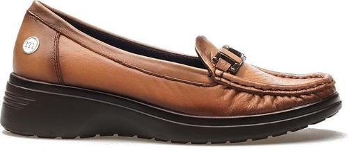 Kadın Hakiki Deri Toka Detaylı Comfort Günlük Ayakkabı (36-40) 24k D24ka-475 Z Taba